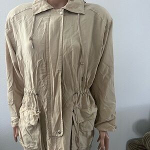Anne Klein II Coat - Beige Gently Used SZ XS